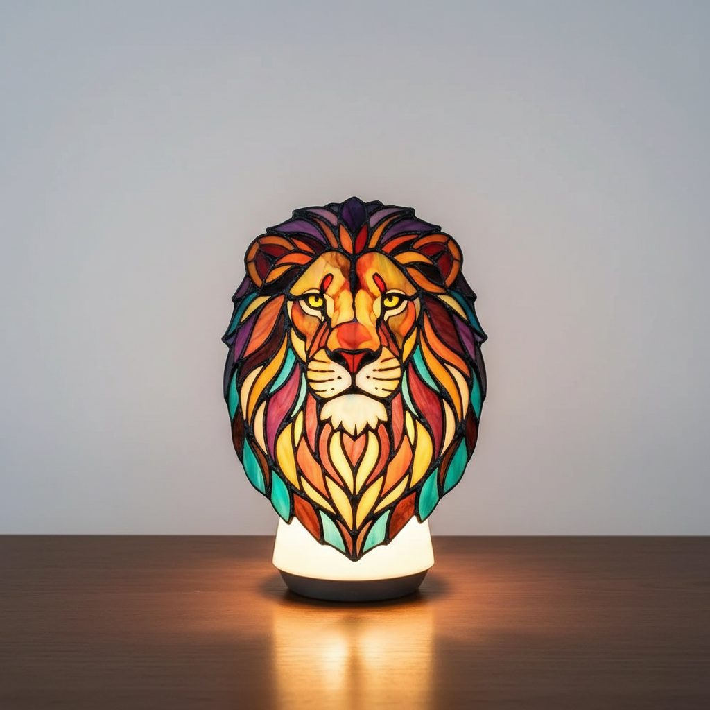 Künstlerische Tischlampe - AnimalGlow | Karnz