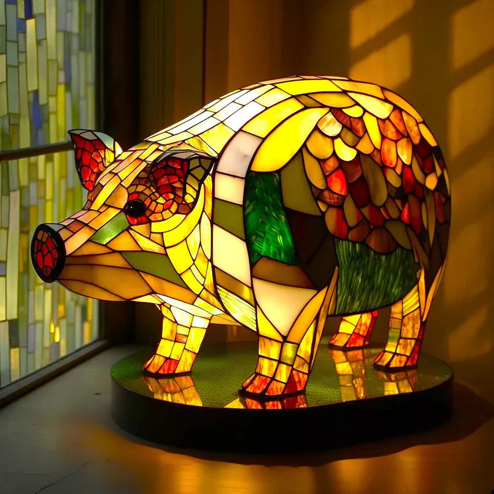 Künstlerische Tischlampe - AnimalGlow | Karnz