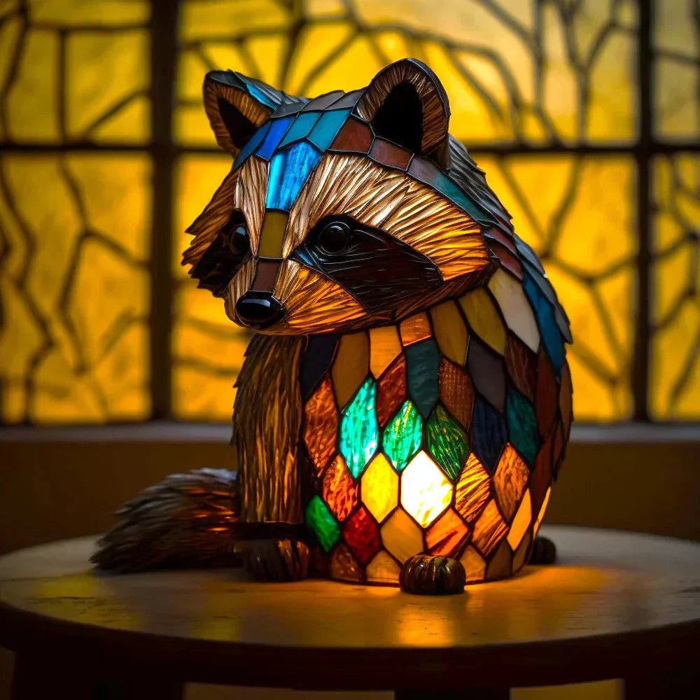 Künstlerische Tischlampe - AnimalGlow | Karnz