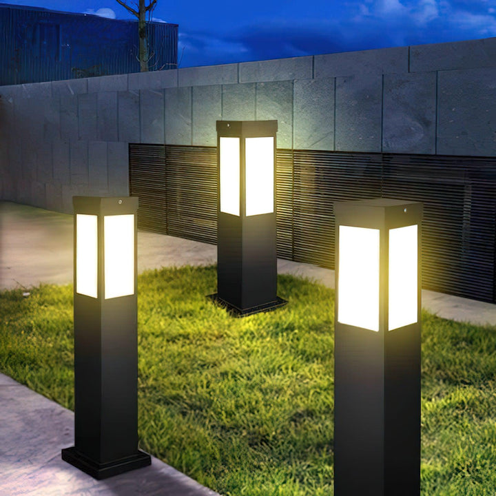 Moderne Außen-Bollard-Leuchte – Schlank und langlebig, wetterbeständig | Karnz