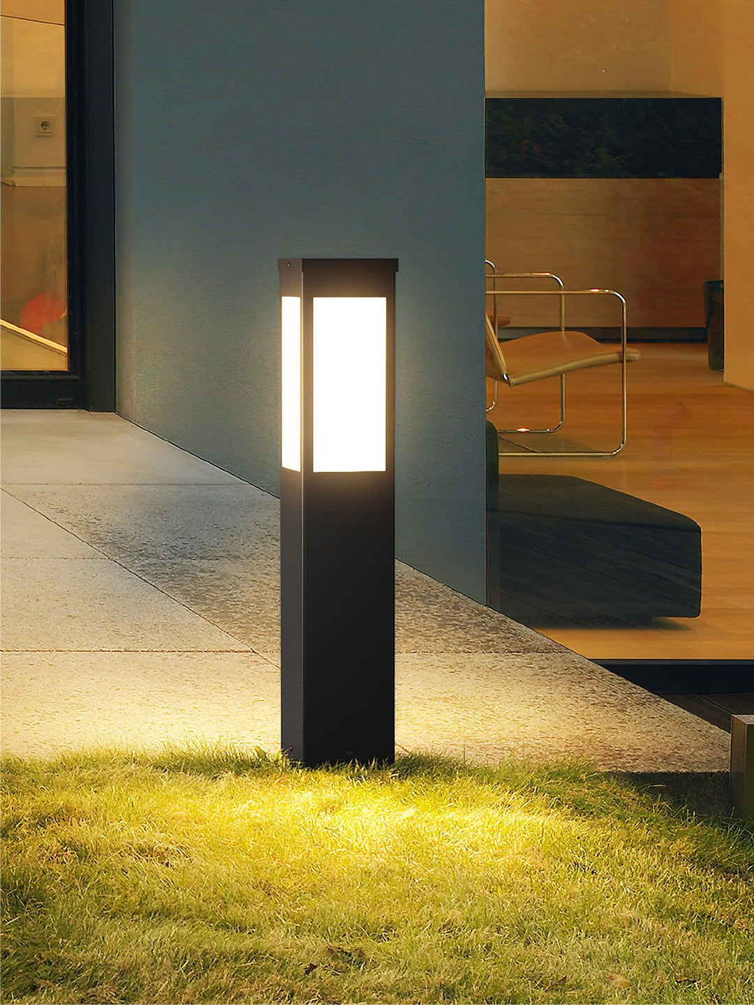 Moderne Außen-Bollard-Leuchte – Schlank und langlebig, wetterbeständig | Karnz