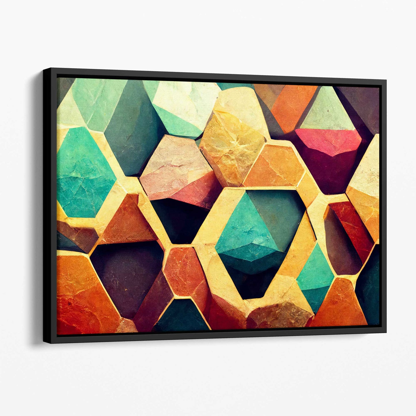 Abstrakter geometrischer Leinwanddruck