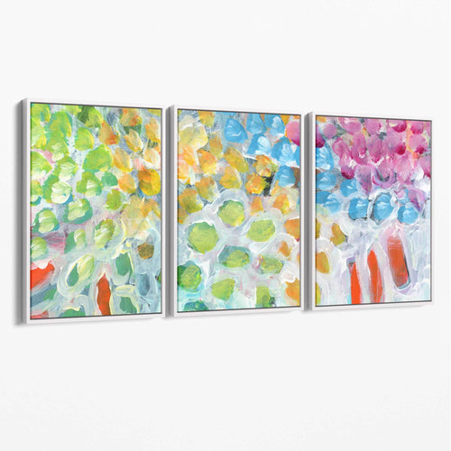 Abstrakte Kunst Sommerfrüchte Leinwand