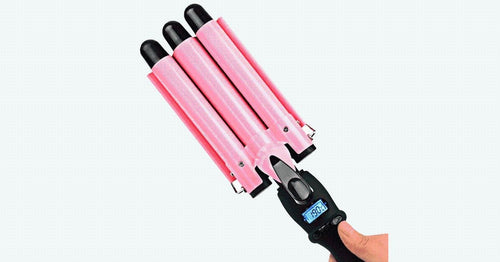 Neue Generation LCD-Display Triple Barrel Lockenstab – Der beste Weg, um perfekte Locken zu erhalten | Karnz