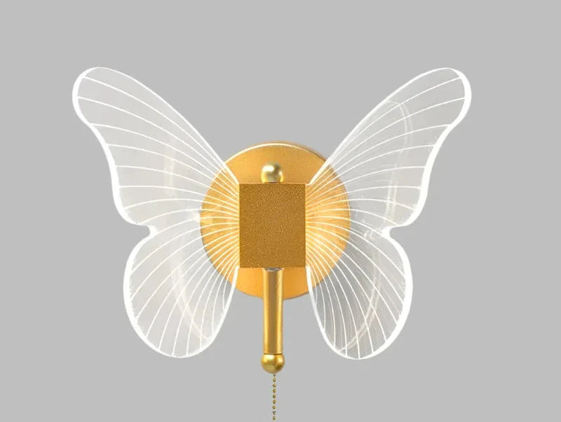 Moderne Schmetterling Wandleuchte – Elegante LED Wandbeleuchtung für Wohnzimmer oder Schlafzimmer | Karnz