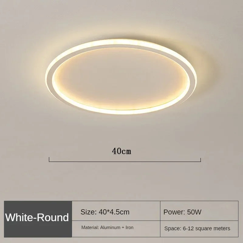 Skandinavische runde Deckenlampe - NordicGlow | Karnz