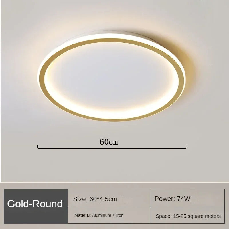 Skandinavische runde Deckenlampe - NordicGlow | Karnz