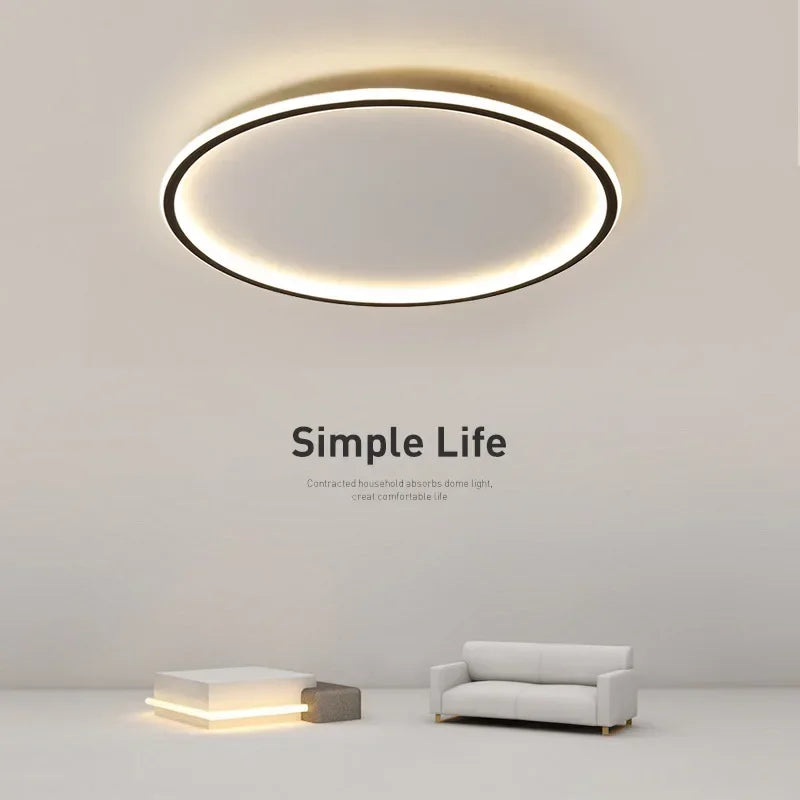 Skandinavische runde Deckenlampe - NordicGlow | Karnz