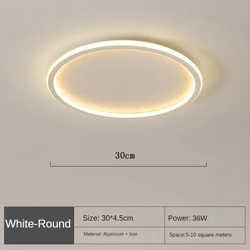 Skandinavische runde Deckenlampe - NordicGlow | Karnz