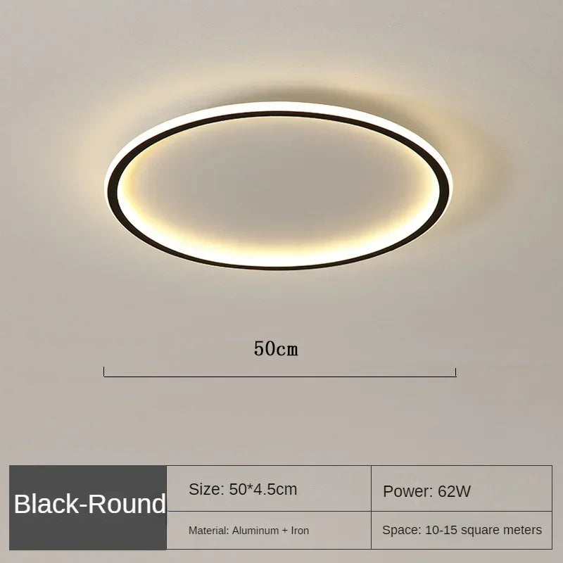 Skandinavische runde Deckenlampe - NordicGlow | Karnz