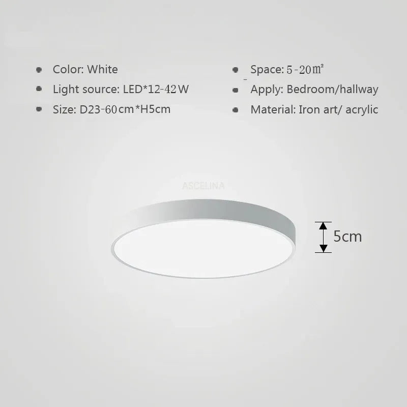 Mehrfarbige LED-Deckenlampe – Modernes buntes Licht für Wohnzimmer und Schlafzimmer | Karnz