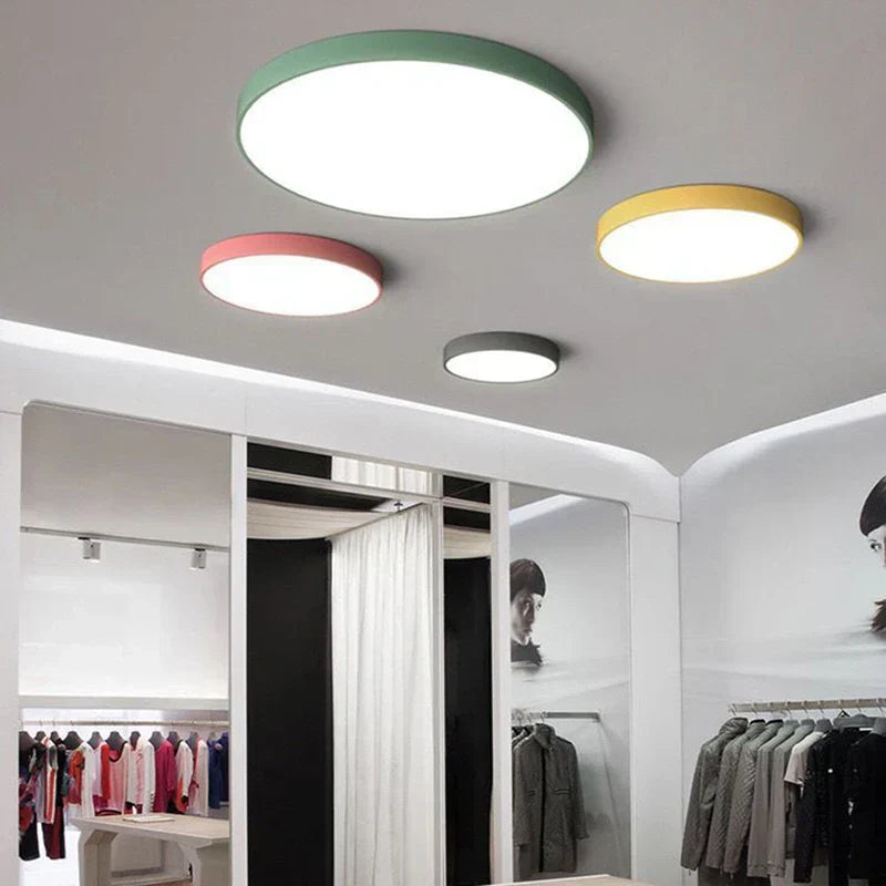 Mehrfarbige LED-Deckenlampe – Modernes buntes Licht für Wohnzimmer und Schlafzimmer | Karnz