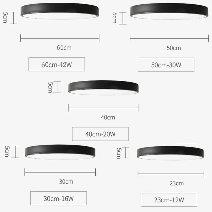 Mehrfarbige LED-Deckenleuchte – Moderne, farbenfrohe Beleuchtung für Wohnzimmer und Schlafzimmer