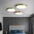 Mehrfarbige LED-Deckenleuchte – Moderne, farbenfrohe Beleuchtung für Wohnzimmer und Schlafzimmer