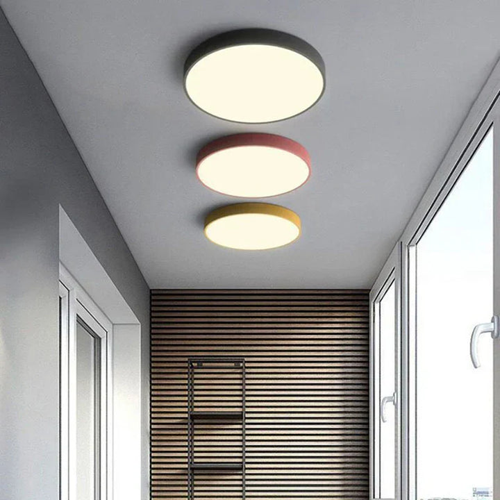 Mehrfarbige LED-Deckenleuchte – Moderne, farbenfrohe Beleuchtung für Wohnzimmer und Schlafzimmer
