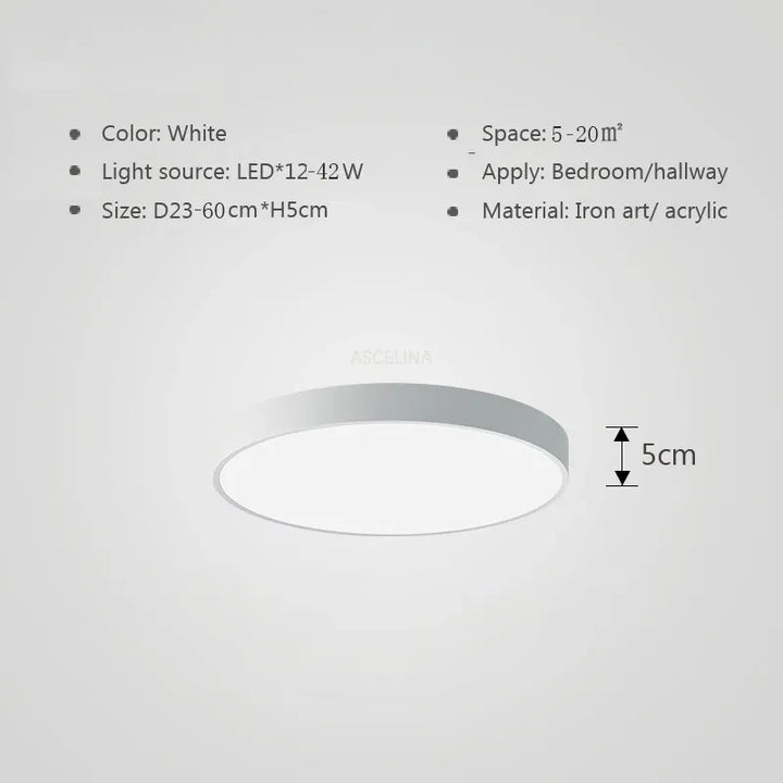 Mehrfarbige LED-Deckenleuchte – Moderne, farbenfrohe Beleuchtung für Wohnzimmer und Schlafzimmer