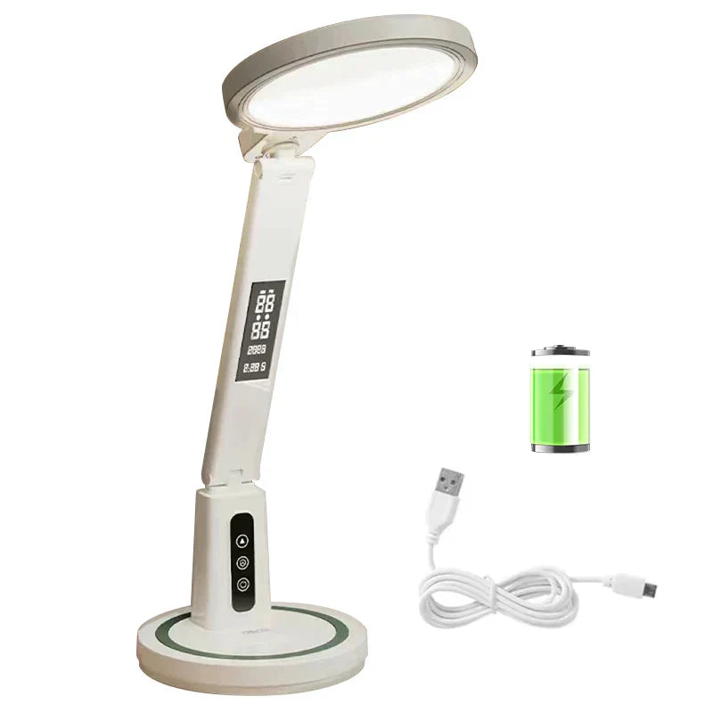TimeGlow – Multifunktionale LED-Tischuhr mit Lampe