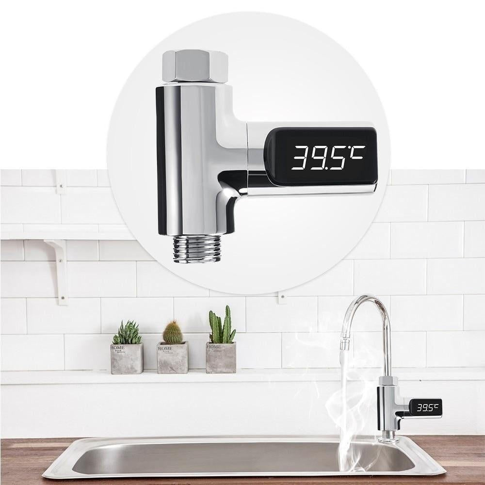 Digital Selbstbetriebenes Duschthermometer | Karnz