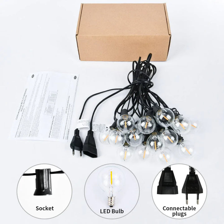 LED Ball String Lights Karnz