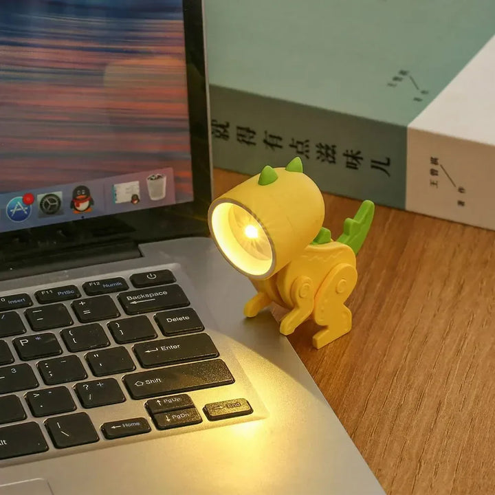 Niedliche Dinosaurier LED Tischlampen – Verstellbare Tierfiguren Nachtlichter für Kinder | Karnz