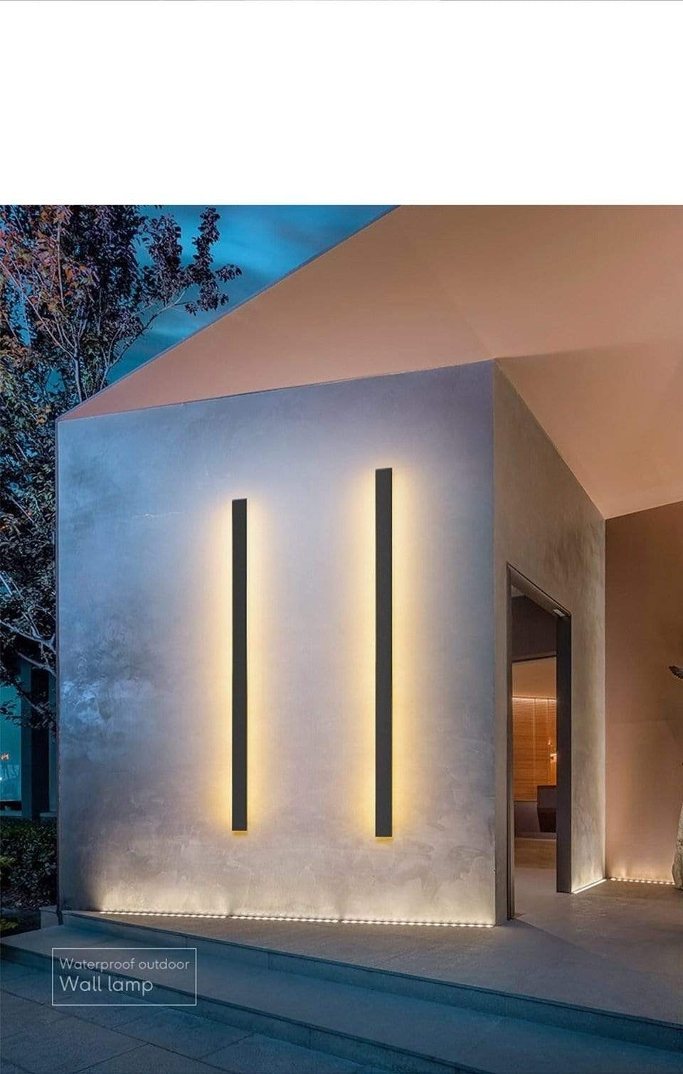 LED Außenlange Wandlampe Karnz