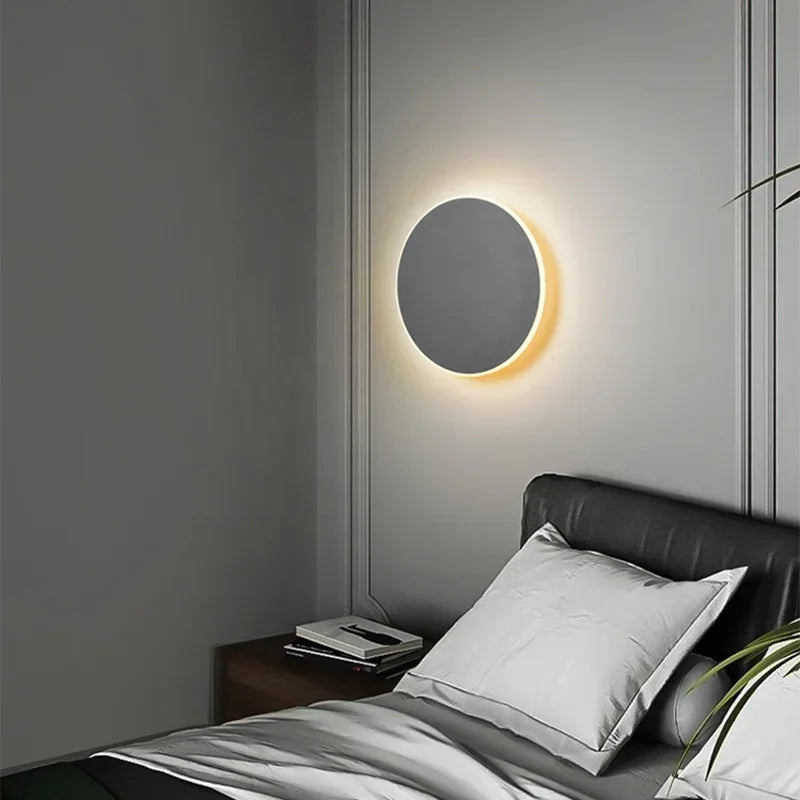 LED Wandleuchte Rund