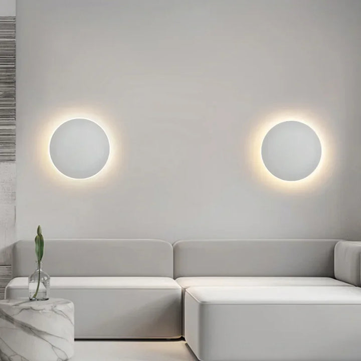 LED Wandleuchte Rund