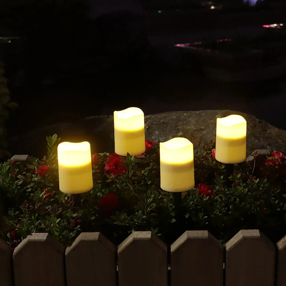 LED Solar Kerze Outdoor – Wetterfeste Solarlampe für Garten, Balkon, Terrasse | Karnz