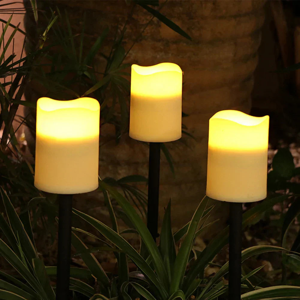 LED Solar Kerze Outdoor – Wetterfeste Solarlampe für Garten, Balkon, Terrasse | Karnz