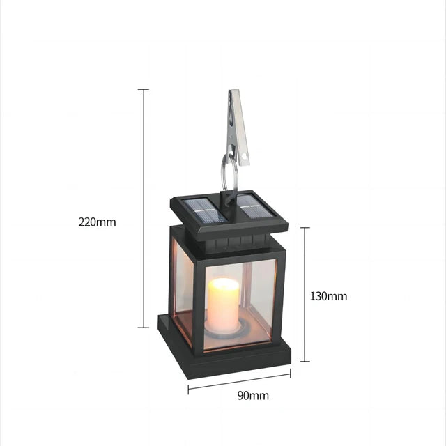 SolarGlow – LED Gartenlaterne mit wetterfestem Gehäuse | Karnz