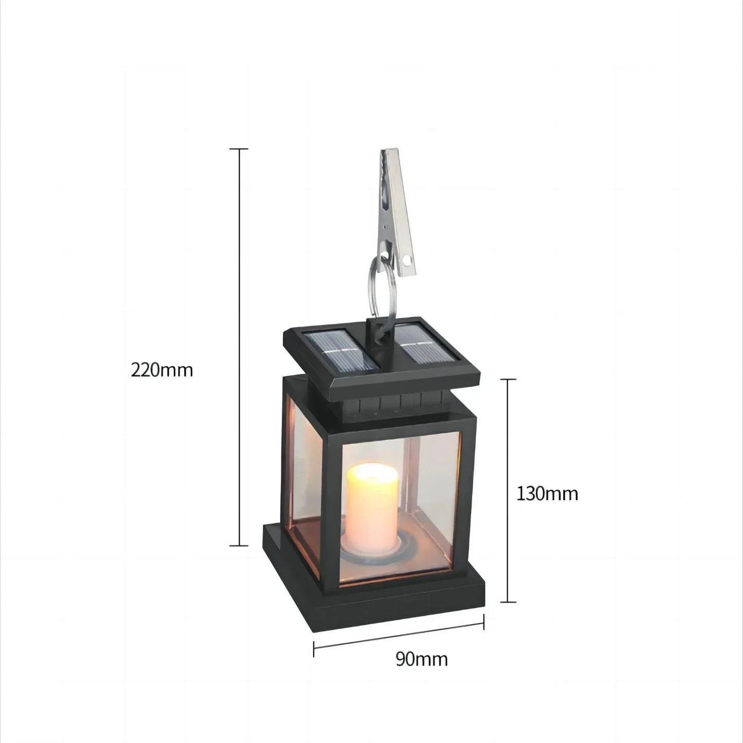 SolarGlow – LED Gartenlaterne mit wetterfestem Gehäuse | Karnz