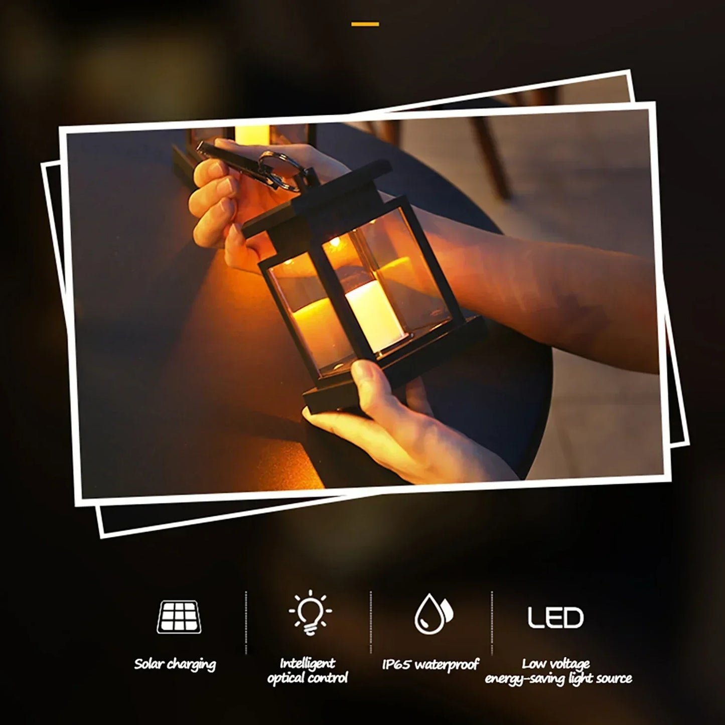 SolarGlow – LED Gartenlaterne mit wetterfestem Gehäuse | Karnz