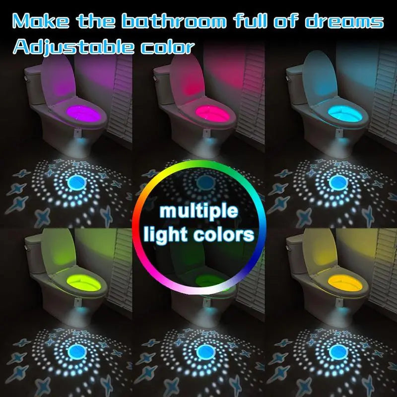 LED Toilettenlicht mit Bewegungssensor – Praktisches Geschenk
