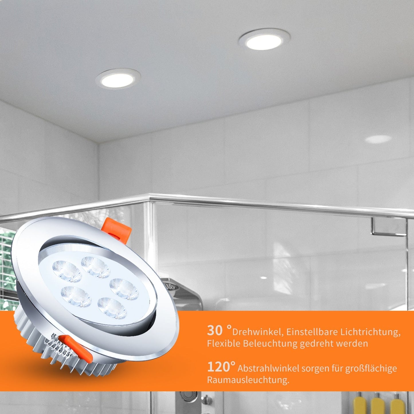 LED Einbaustrahler LED Spot 3W Kaltweiß/Warmweiß | Karnz