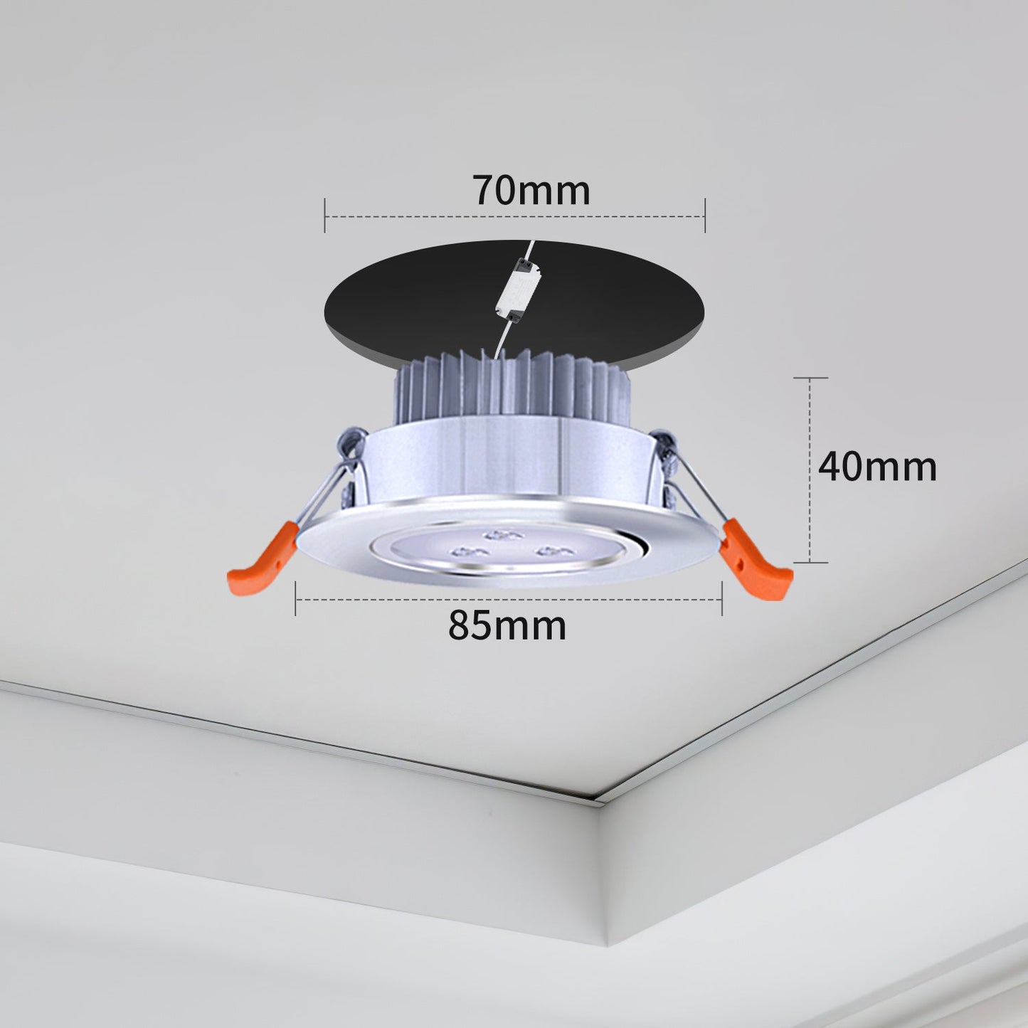 LED Einbaustrahler LED Spot 3W Kaltweiß/Warmweiß | Karnz
