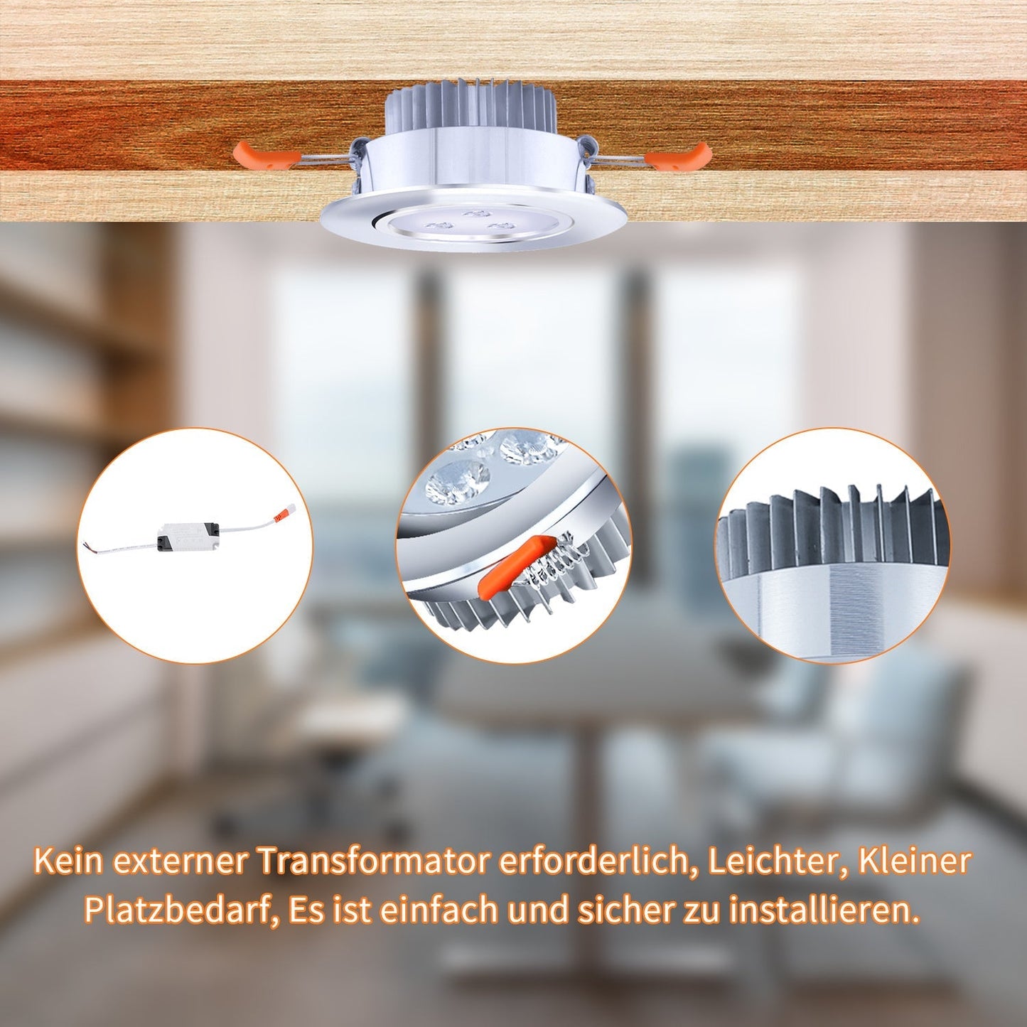 LED Einbaustrahler LED Spot 3W Kaltweiß/Warmweiß | Karnz