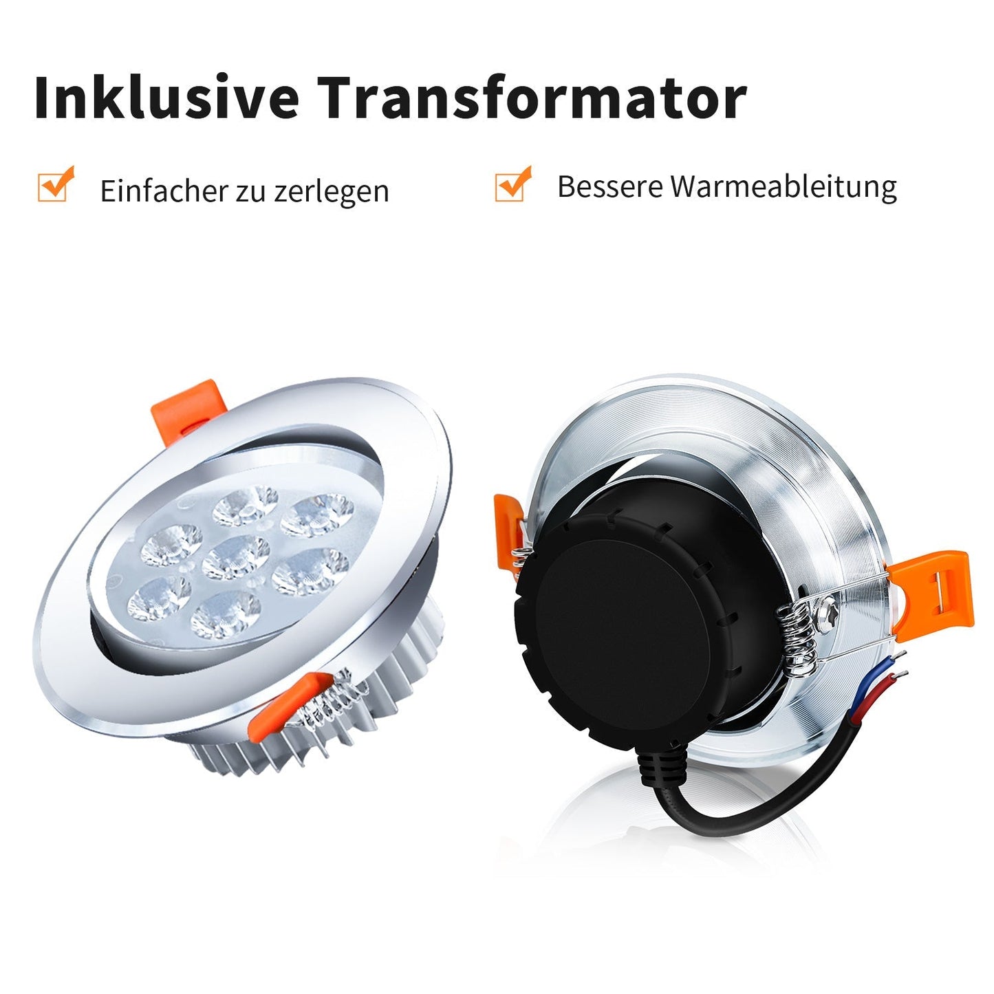 LED Einbaustrahler LED Spot 3W Kaltweiß/Warmweiß | Karnz