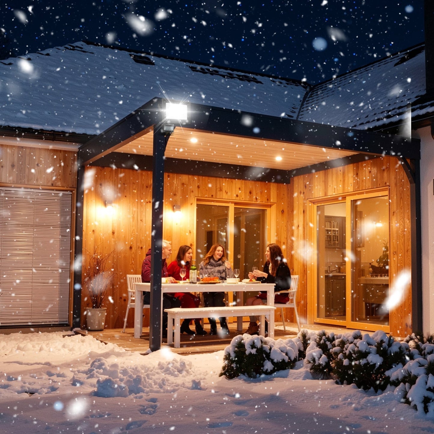 LED Fluter mit Bewegungsmelder Kaltweiß 10W-100W(kein Stecker) | Karnz