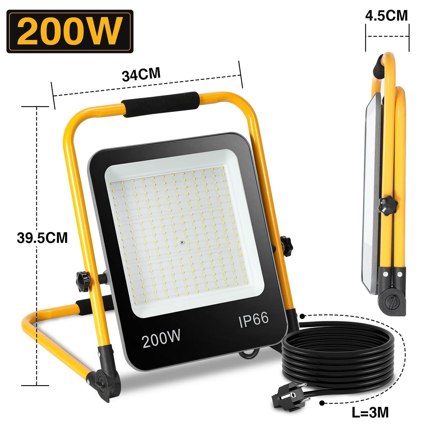 LED Baustrahler 50W-200W Kaltweiß IP66 | Karnz