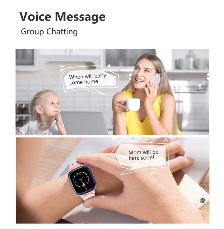 Sandsberg | Kinder 4G GPS Smartwatch | Videoanruf, SOS, WLAN-Ortung