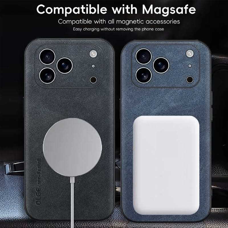 Hochwertige MagSafe-Lederhülle für perfekte Passform