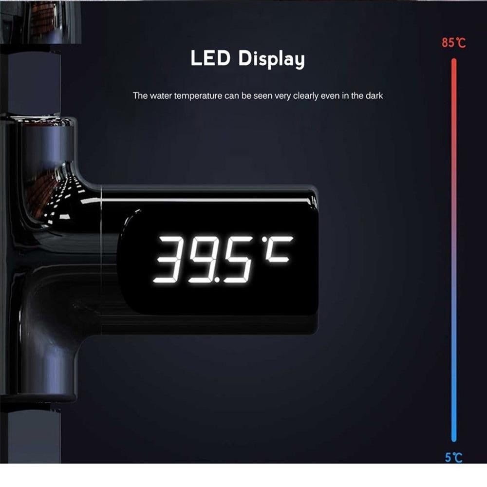 Digital Selbstbetriebenes Duschthermometer | Karnz