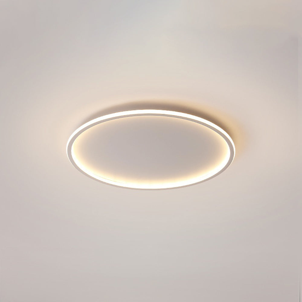 LunaNova - Moderne LED-Deckenleuchte Metall/Acryl für Wohnzimmer und Schlafzimmer, Schwarz/Weiß Design | Karnz