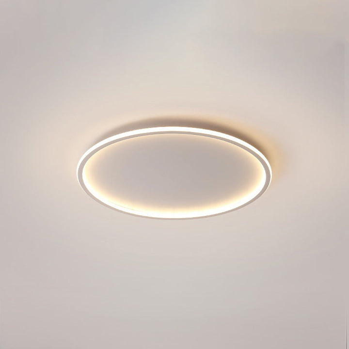 LunaNova - Moderne LED-Deckenleuchte Metall/Acryl für Wohnzimmer und Schlafzimmer, Schwarz/Weiß Design | Karnz