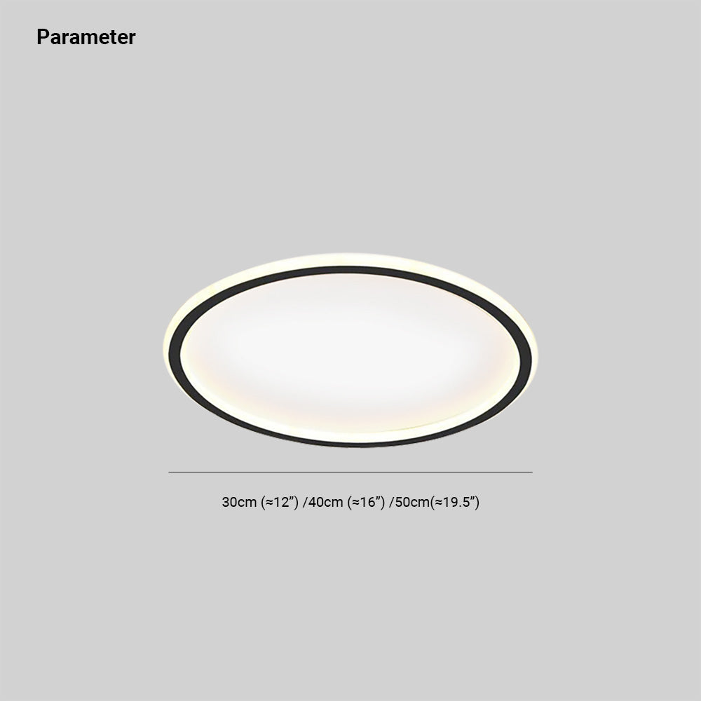 LunaNova – Moderne LED-Deckenleuchte aus Metall/Acryl für Wohn- und Schlafzimmer, ack/Weißes Design