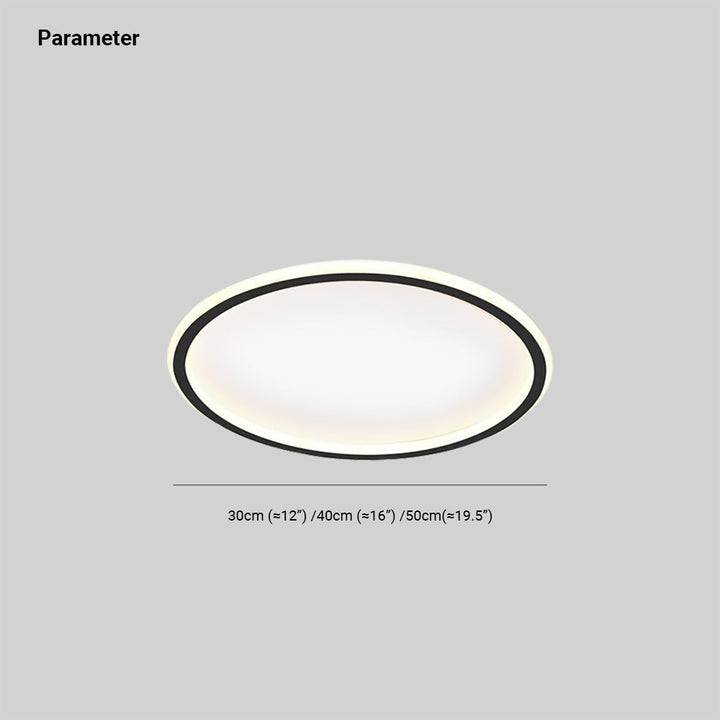 LunaNova – Moderne LED-Deckenleuchte aus Metall/Acryl für Wohn- und Schlafzimmer, ack/Weißes Design