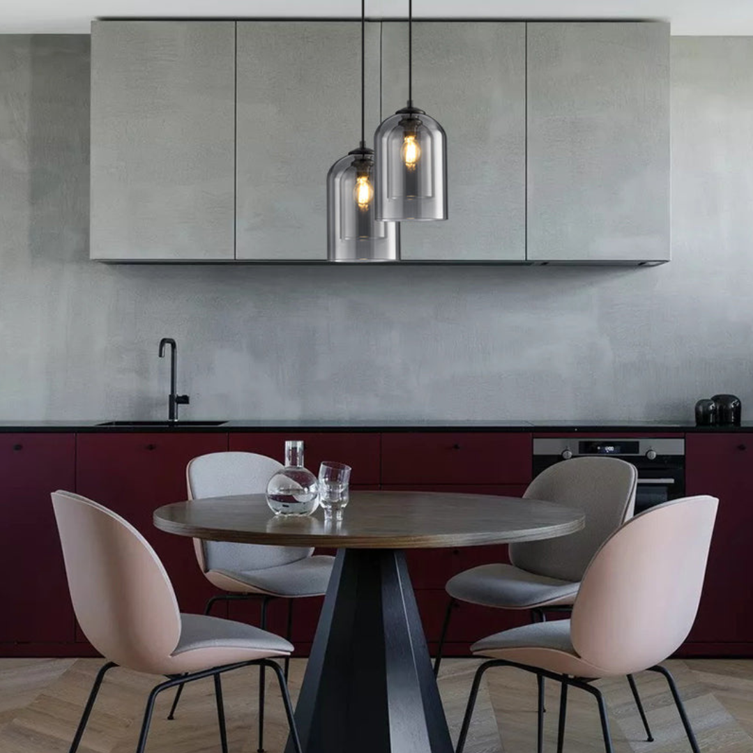 LuxeBeam Licht - Moderne Pendelleuchte aus doppeltem Glas | Karnz