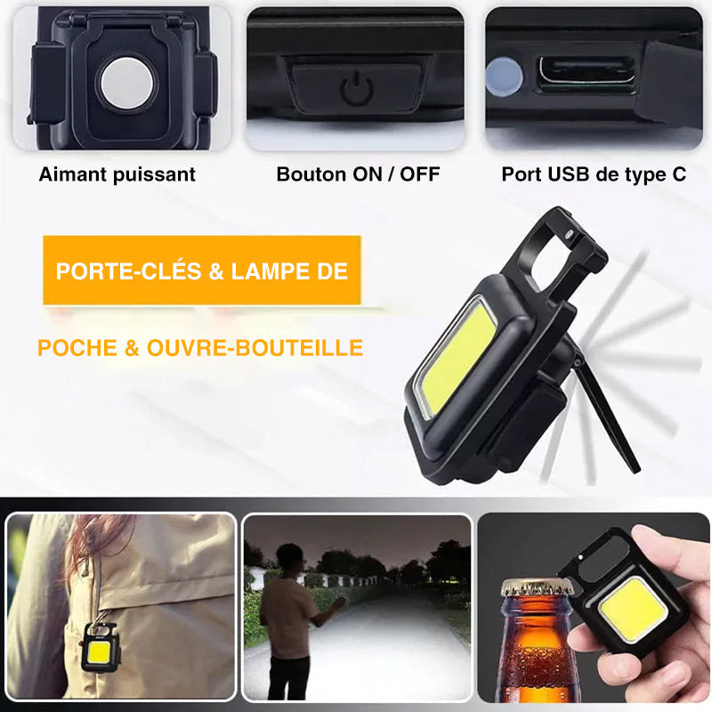 Tragbare multifunktionale wiederaufladbare Notlampe | Karnz