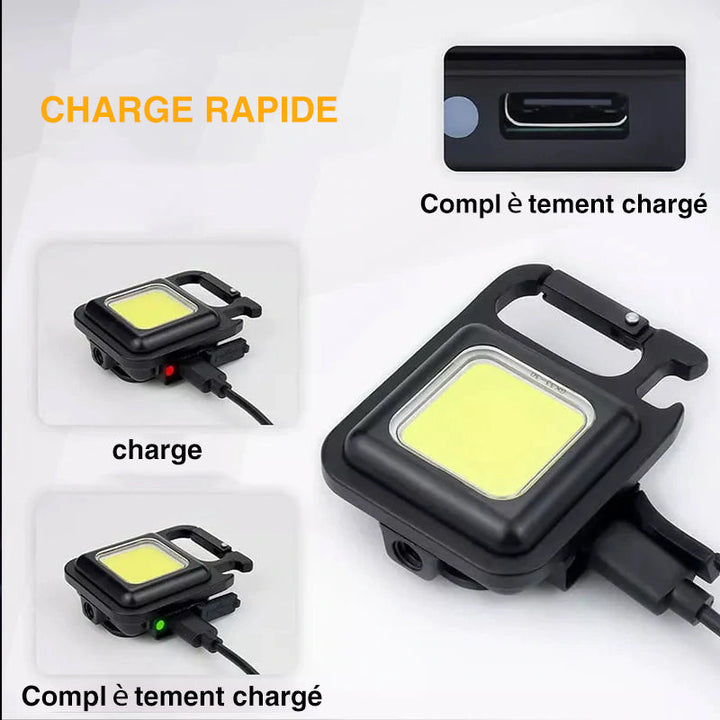 Tragbare multifunktionale wiederaufladbare Notlampe | Karnz