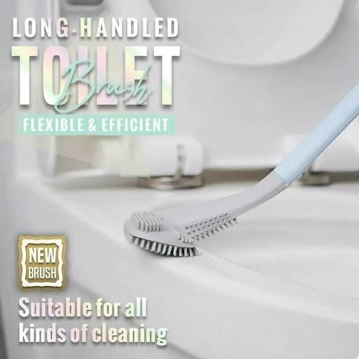 Lange Toilettenbürste – Eckenreinigung ohne Rückstände